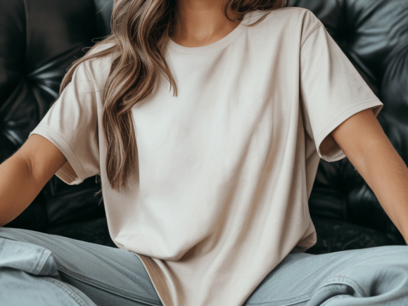 A Beige T-Shirt Mockup Graphics Review for Brand Storytelling