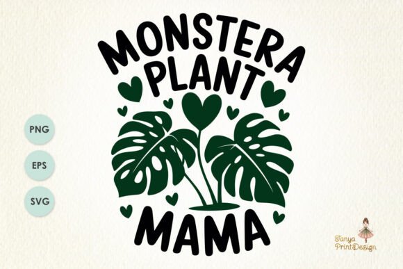 A Bold Botanical Graphic for T-Shirt Designs and Branding