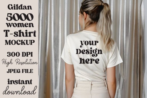 A Brand Designer's Review of Gildan 5000 Natural T-shirt Mockup 46 Graphics