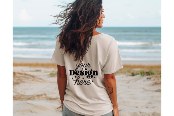 A Graphic Designer's Review of the Back Natural Bella Canvas Mockup