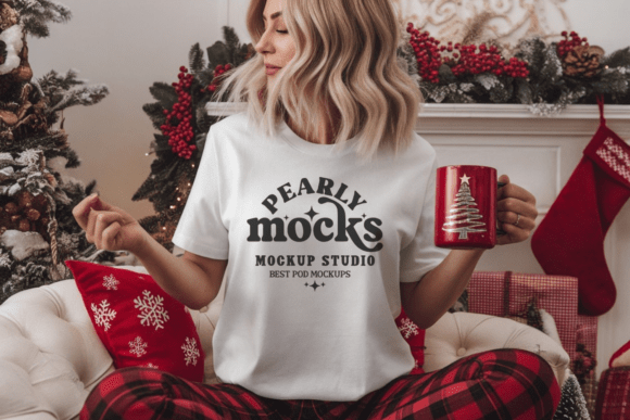 Christmas Gildan Mockup Graphics for Product Campaigns