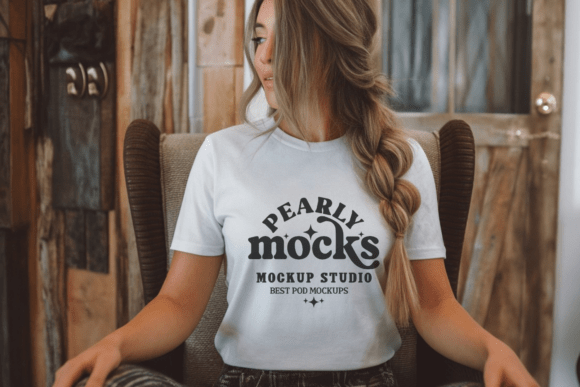 Christmas T-Shirt Mockup 5 for Graphics and Product Mockups