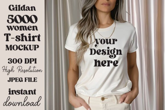 Gildan 5000 Mockup Bundle for Product & Graphic Design