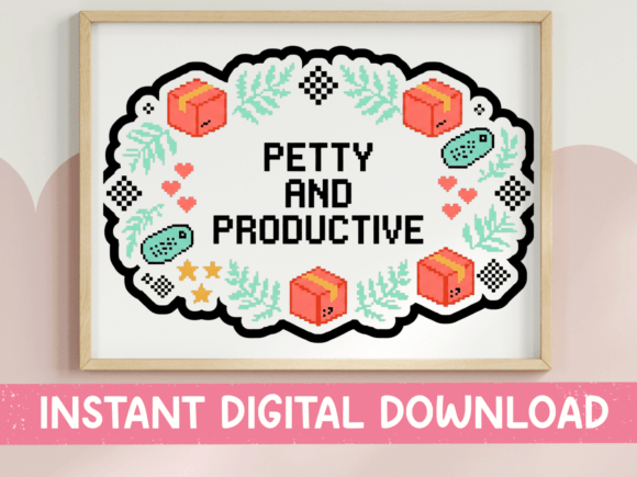 Petty and Productive: A Bold Graphic for Modern Content
