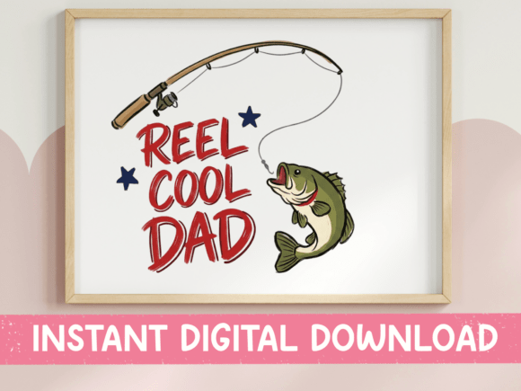 Reviewing the Reel Cool Dad SVG Graphic for T-Shirt Designs & Publishing