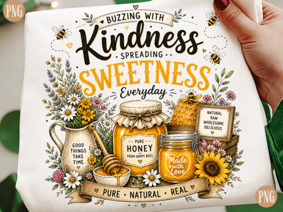 Using Bee Inspired Honey Jar Graphics in Blog Design