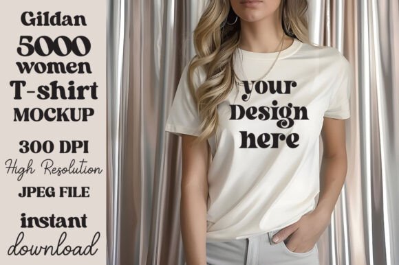 Using the Gildan 5000 Mockup for Clean Editorial Graphics