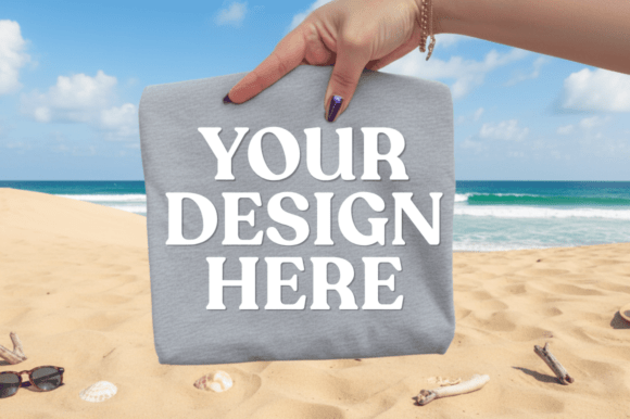 Why This Beach T-Shirt Mockup Elevates Brand Graphics